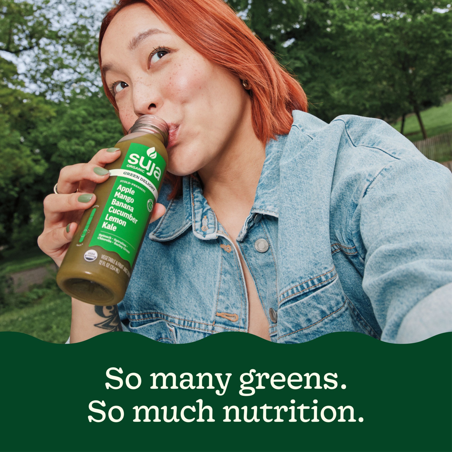 slide 3 of 8, Suja Organic Green Delight Cold Pressed Juice Drink - 12 Fl. Oz., 12 fl oz