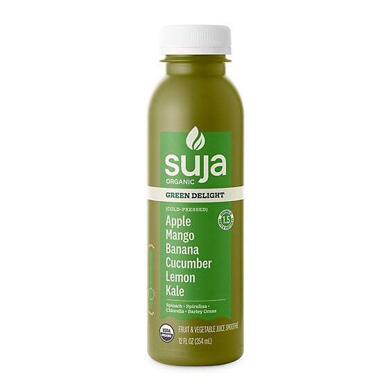 slide 1 of 1, Suja Organic Green Delight Cold Pressed Juice Drink - 12 Fl. Oz., 12 fl oz
