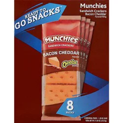 Munchies Crackers Sandwich Cheddar Cheese - 8 -1.38 Oz