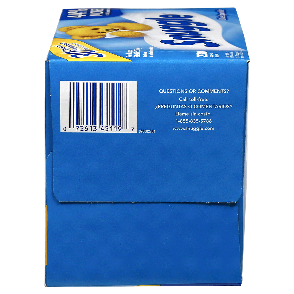 slide 7 of 9, Snuggle Blue Sparkle Fresh Scent Dryer Sheets - 230ct, 