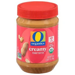 O Organics Organic Peanut Butter Spread Old Fashioned Creamy - 28 Oz