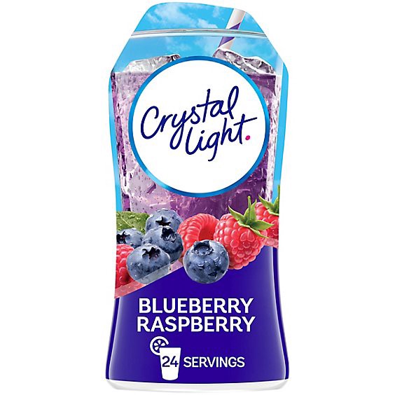 slide 1 of 8, Crystal Light Liquid Blueberry Raspberry Naturally Flavored Drink Mix Bottle - 1.62 Fl. Oz., 1.62 fl oz