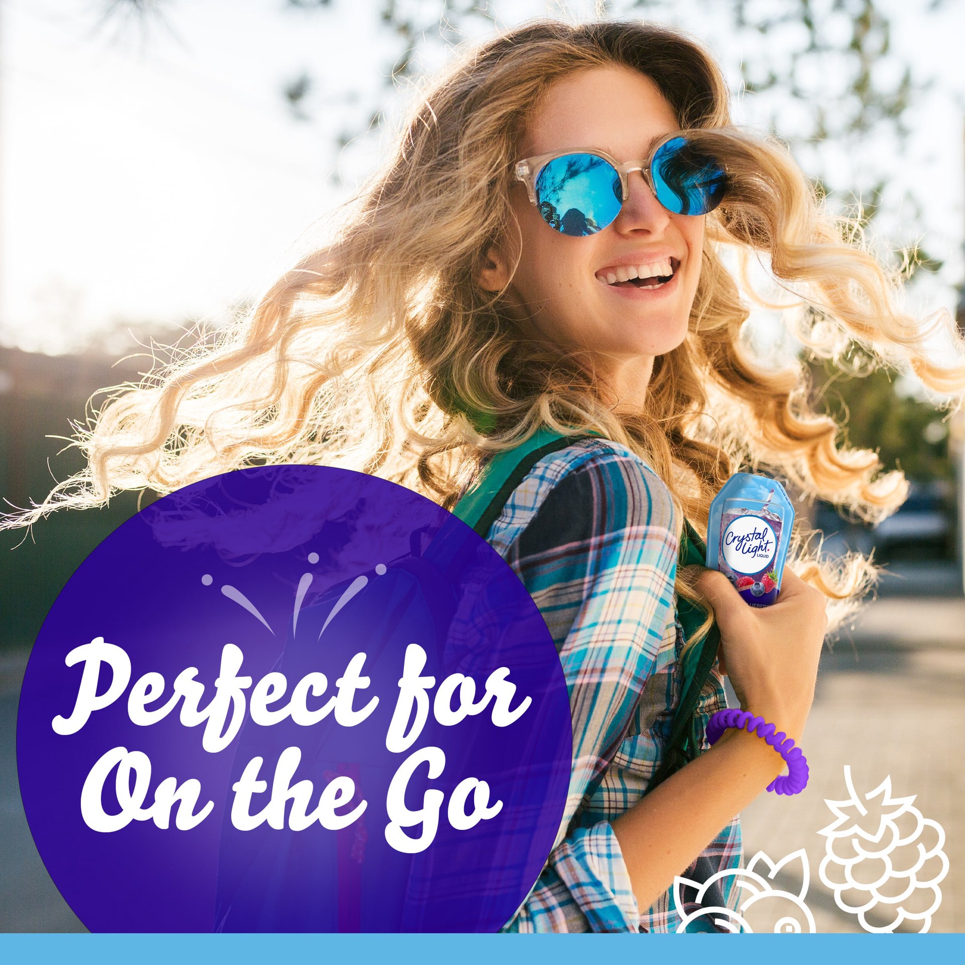 slide 8 of 8, Crystal Light Liquid Blueberry Raspberry Naturally Flavored Drink Mix Bottle - 1.62 Fl. Oz., 1.62 fl oz