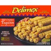 slide 4 of 6, Delimex White Meat Chicken Corn Taquitos Frozen Snacks Box - 23 Count, 23 ct