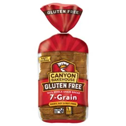 Canyon Bakehouse 7-Grain Gluten Free 100% Whole Grain Sandwich Bread Frozen - 18 Oz