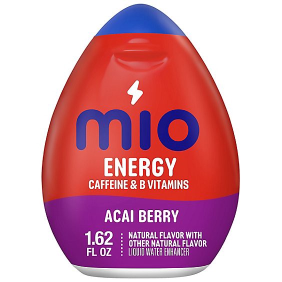 slide 1 of 8, Mio Energy Acai Berry Flavored With Other Natural Flavor Liquid Water Enhancer - 1.62 Fl. Oz., 1.62 fl oz