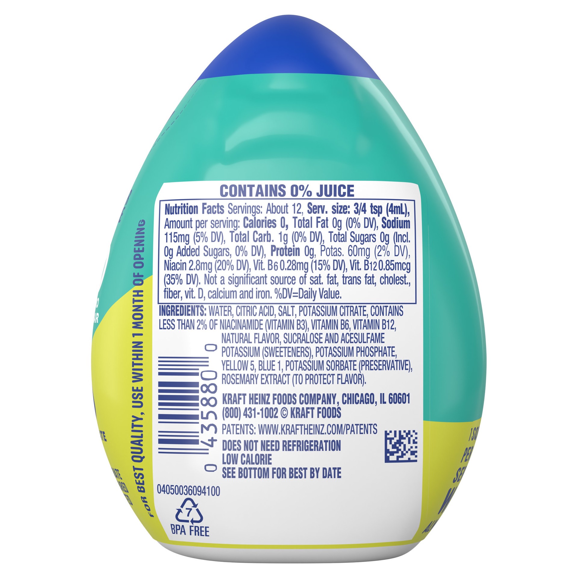slide 3 of 8, Mio Sport Lemon Lime Liquid Water Enhancer With Electrolytes & B Vitamins Bottle - 1.62 Fl. Oz., 1.62 fl oz