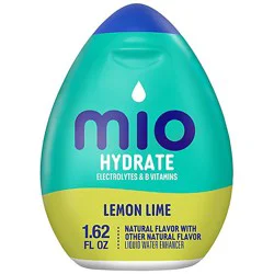 Mio Hydrate Lemon Lime Flavored With Other Natural Flavor Liquid Water Enhancer - 1.62 Fl. Oz.