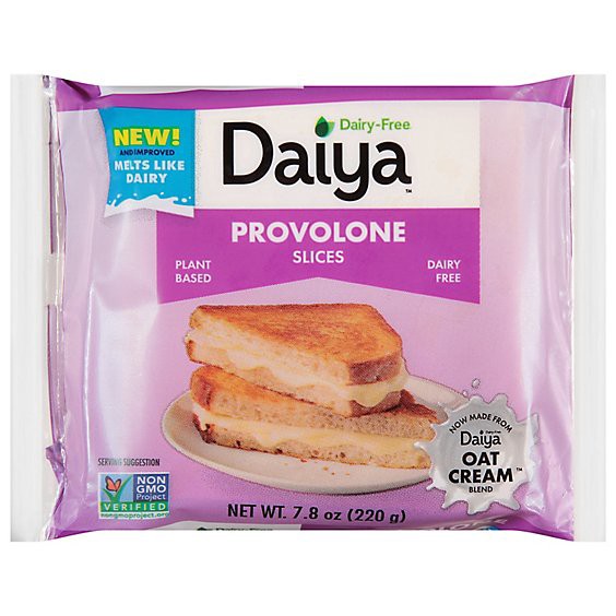 slide 1 of 5, Daiya Dairy Free Provolone Style Vegan Cheese Slices - 7.8 Oz, 7.8 oz