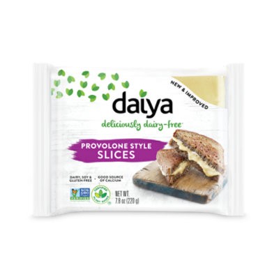 slide 1 of 5, Daiya Dairy Free Provolone Style Vegan Cheese Slices - 7.8 Oz, 7.8 oz