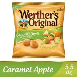 Werthers Original Caramel Hard Candies Caramel Apple Filled - 5.5 Oz