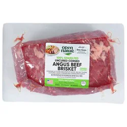 Open Nature Beef Grass Fed Angus Corned Beef Brisket - 3 Lb