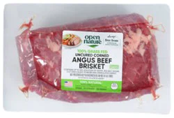 Open Nature Beef Grass Fed Angus Corned Beef Brisket - 3 Lb