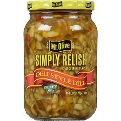 Mt. Olive Relish Deli Style Kosher Dill - 16 Fl. Oz.