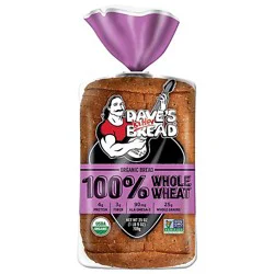 Daves Killer Bread Organic 100% Whole Wheat - 25 Oz