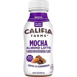 Califia Farms Mocha Cold Brew Coffee With Almond Milk - 10.5 Fl. Oz.