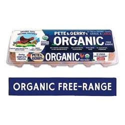 Pete & Gerrys Organic Eggs Free Range Large - 12 Count