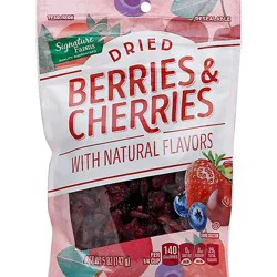 Signature Select/farms Berries & Cherries Dried - 5 Oz