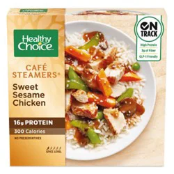 Healthy Choice Cafe Steamers Sweet Sesame Glazed Chicken Frozen Meal - 9.75 Oz