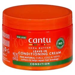 Cantu Shea Butter Cream Leave-In Conditioning For Natural Hair - 12 Oz