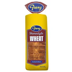 Franz Homestyle Sandwhich Bread Wheat Split Top - 22.5 Oz