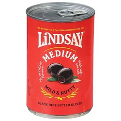 Lindsay Olives Pitted California Ripe Medium - 6 Oz