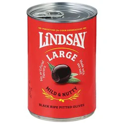 Lindsay Olives Pitted California Ripe Large - 6 Oz