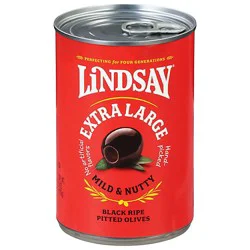 Lindsay Olives Pitted California Ripe Extra Large - 6 Oz