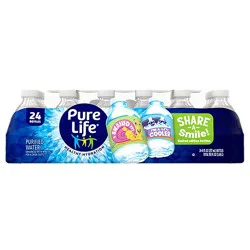 Pure Life Purified Water No Flavor - 24-8 Fl. Oz.