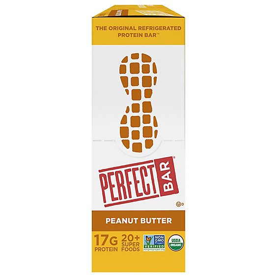 slide 1 of 2, Perfect Bar Gluten-Free Peanut Butter Refrigerated Organic Protein Bar - 2.5 Oz, 2.5 oz