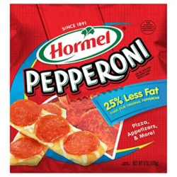 Hormel Pepperoni Less Fat Pillow Pack - 7 Oz