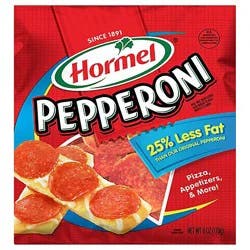 Hormel Pepperoni Less Fat Pillow Pack - 7 Oz