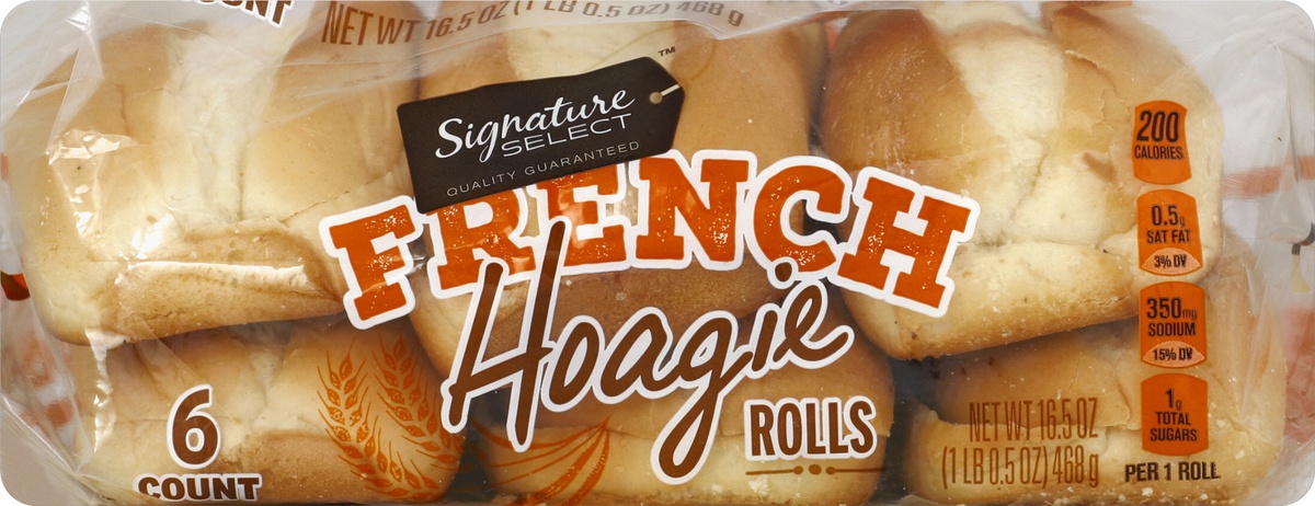 slide 3 of 5, Coast To Coast Hoagie Rolls Parisian Style French, 