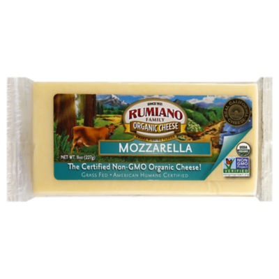 slide 1 of 1, Rumiano Organic Mozzarella Chunk, 8 oz