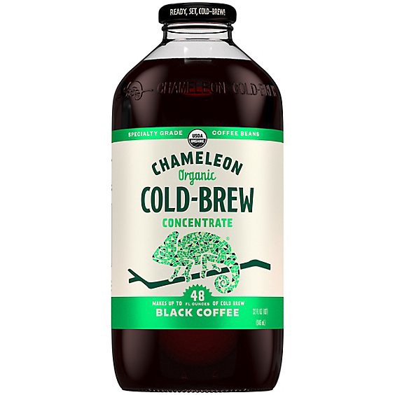 slide 1 of 9, Chameleon Coffee Concentrate Cold-Brew Black - 32 Oz, 32 fl oz