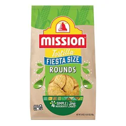 Mission Round Yellow Corn Tortilla Chips - 18 Oz