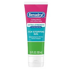 Benadryl Itch Stopping Gel Extra Strength - 3.5 Fl. Oz.
