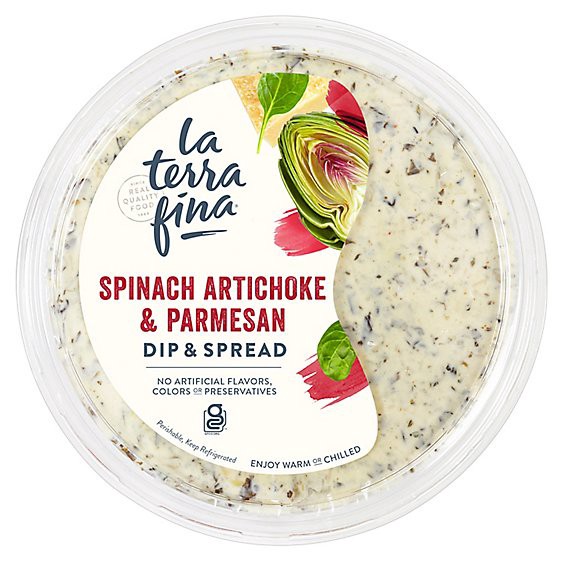 slide 1 of 12, La Terra Fina Spinach Artichoke And Parmesan Dip And Spread - 10 Oz, 10 oz