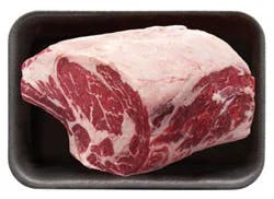 Usda Choice Beef Rib Roast Bone In - Weight Between 9-11 Lb (4-5 Ribs)