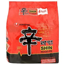 Nongshim Noodle Soup Shin Ramyun Gourmet Spicy Family Pack - 4-4.2 Oz