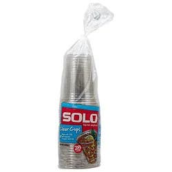 Solo Cups Plastic Clear 18 Ounce Bag - 28 Count