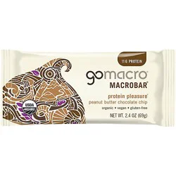 Gomacro Macrobar Peanut Butter Chocolate Chip - 2.5 Oz