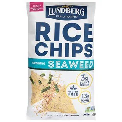 Lundberg Family Farms Sesame Seaweed Rice Chips - 5.5 Oz