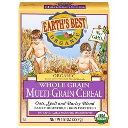 Earths Best Organic Whole Grain Multi Grain Cereal - 8 Oz