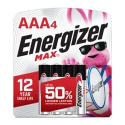 Energizer Max Aaa Alkaline Batteries - 4 Count