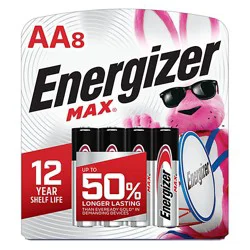 Energizer Max Aa Alkaline Batteries - 8 Count
