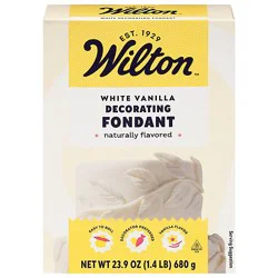 Wilton Decorator Preferred Fondant White Vanilla - 24 Oz