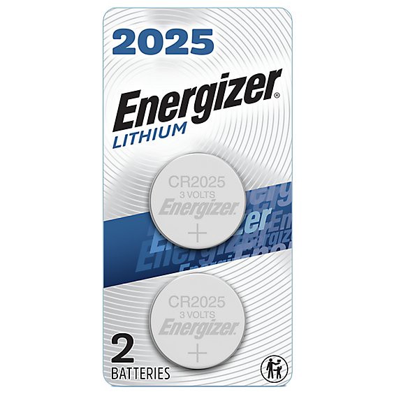 slide 1 of 5, Energizer 2025 3v Lithium Coin Batteries - 2 Count, 2 ct