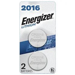 Energizer 2016 3v Lithium Coin Batteries - 2 Count