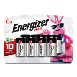 Energizer Max C Cell Alkaline Batteries - 8 Count